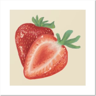 Big Red Strawberry Posters and Art